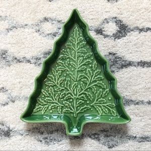Hallmark Christmas tree serving dish